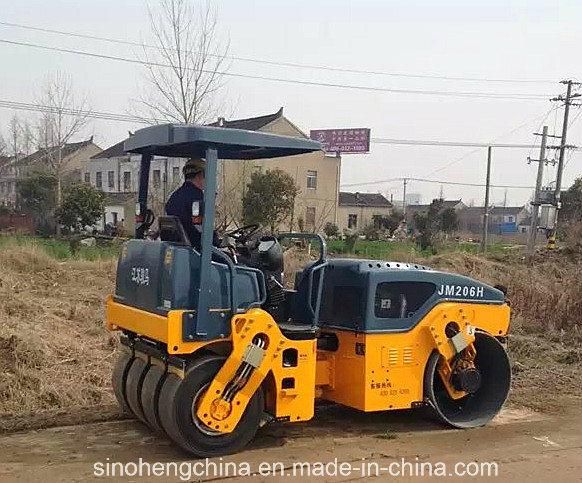 Road Construction Machinery 6 Ton Full Hydraulic Vibratory Roller Compactor Jm206h