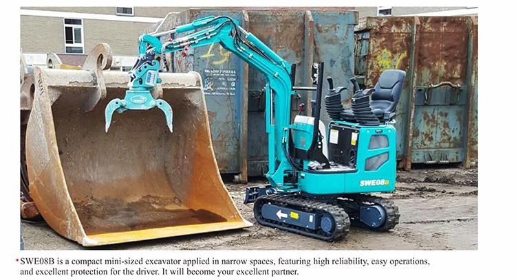 CASH COUPON SALE! Cheap China 1 Tons Mini Crawler Excavator