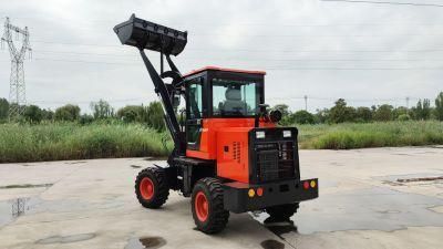 Driving Type Mini Loader Compact Powerful Electrophoresis Baking Paint Process Small Wheel Loader