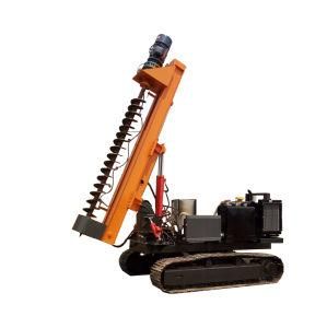 High Performance Screw Pile Driver/Post Pile Driver for Telegraph Pole Work