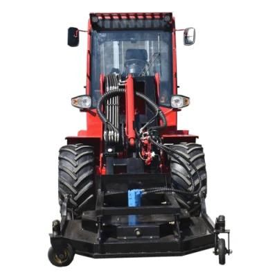 China Mini Teleskoplader Factory Price Small Wheel Loader 1ton 1.5ton 2ton Telescopic Compact Loader for Sale