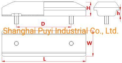 850HD Rubber Track for Trenchers and Directional Drills