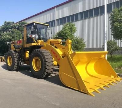 New Model Heli 5t 3.0m3 Agricultural Construction Machinery Heavy Duty Front Mini Wheel Loader Zl50eii