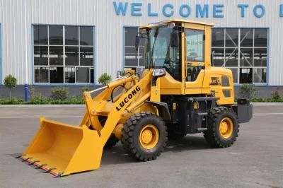 Lugong Compact Wheel Loader and Backhoe for Garden Work
