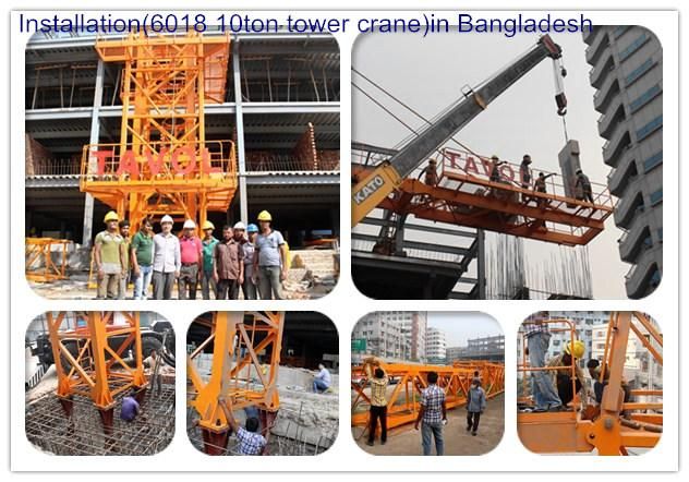 Qtz315 7040 Tower Crane 18ton Construction Crane