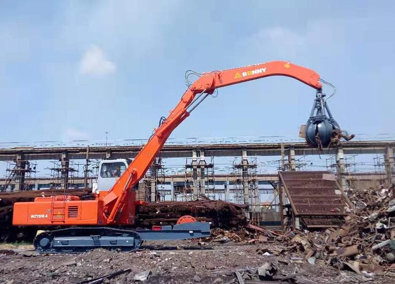 Bonny Wzys43-8c 43 Ton Dual Power Material Handling Machine Material Handler