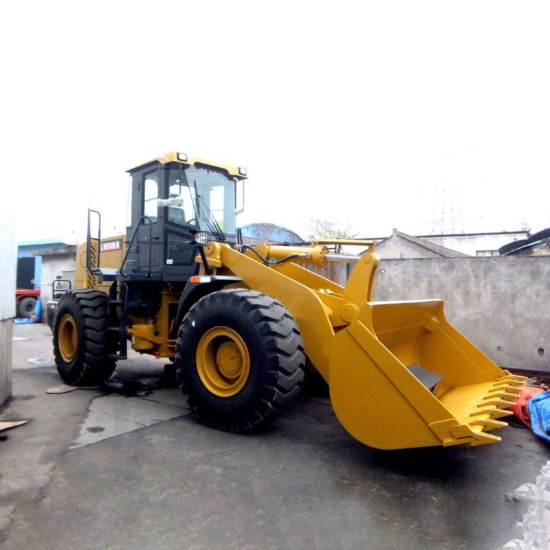 Sinomada Lw550fn China Price Small Garden Wheel Loader Mini 4 Wheel Front End Wheel Loader for Sale