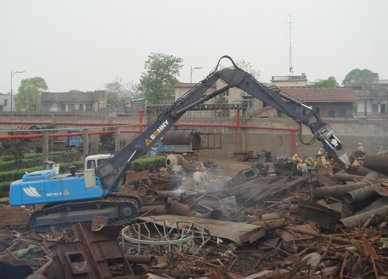 China Wzyd33-8c Bonny 33 Ton Hydraulic Material Handler for Scrap Metal