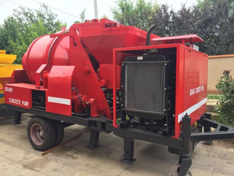Portable Hydraulic Concrete Machine Pump with Mixer Factory Price