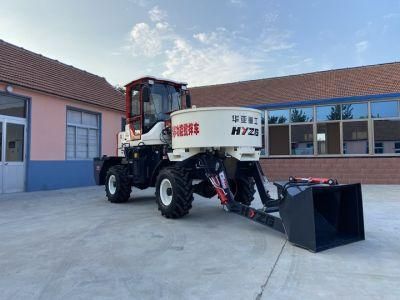 Huaya 1.6 Cubic Flat Mouth Mixer Concrete Mixers Truck Machine