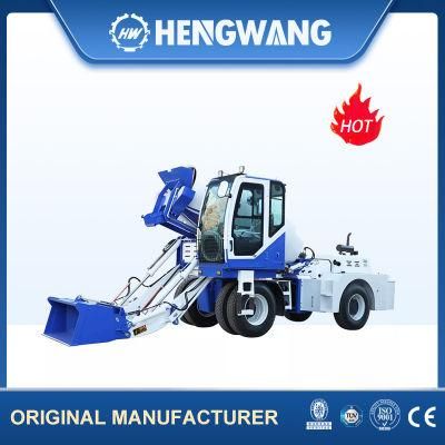 Mobile Self Loading Cement Truck Mixer with Diesel Engine