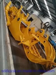 High Quaulity Performance Mechanical Heavy Style Rock Grapple for Excavator 23ton