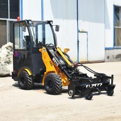 Yanmar Engine Small Tractor Loader with Landscaping Power Rake