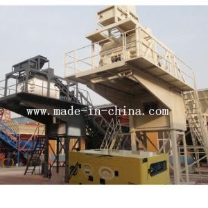 50m3/H Automatic Mobile Concrete Mixing / Batching Plant