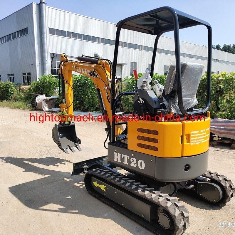 Construction Machinery 2 Ton Mini Hydraulic Excavator