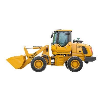 Sunyo Sy928 Model Articulated Wheel Loader Is Similar with Hydraulic Excavator, Mini Loader