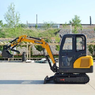 High Top Mini Excavator with Attachments