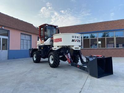 Huaya Customizable Mixer Machinery Flat Mouth Mixers Concrete Truck Pk1600