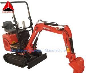 Rhinoceros Xn10-8 CE EPA Euro 5 Emission Crawler 1 Ton Excavator Manufacture