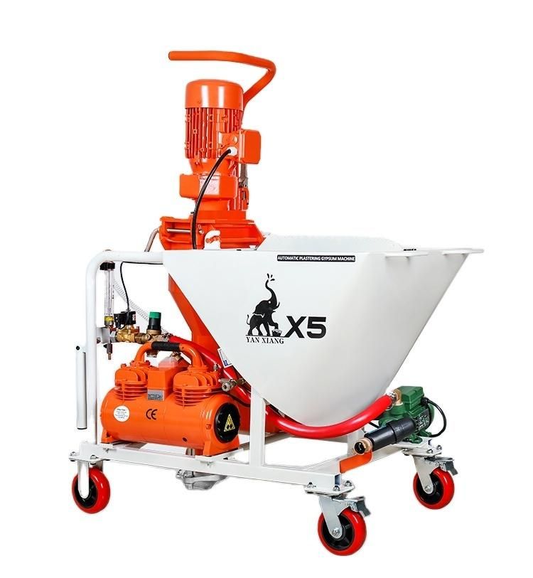 X5 Strong Stator and Rotor Hot Sale Gypsum Plastering Machine