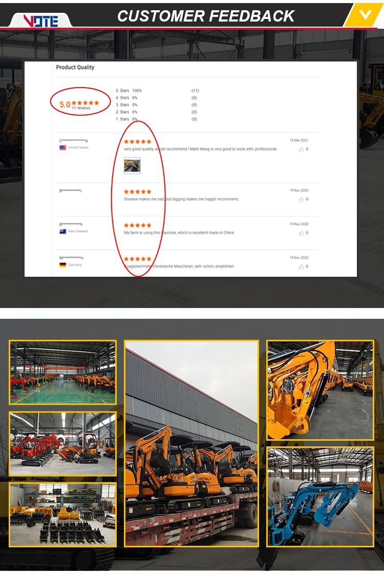 Hot Selling Small Mini Excavator with High Quality and Low Price 0.8 Ton to 3.5 Ton Small Mini Digger Mini Crawler Excavator