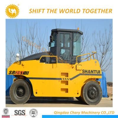 26 Ton Shantui Brand Asphalt Roller Sr26t-3 Hydraulic Tire Roller