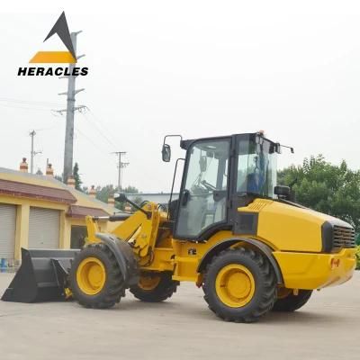 Manufacturer Four Wheeled Wheel Loader with Log Clamp Hydraulic Timber Grab
