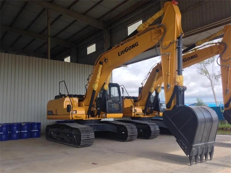 Construction Machinery New Digger Liugong Clg922e 21 Ton Hydraulic Crawler Excavator with Hammer