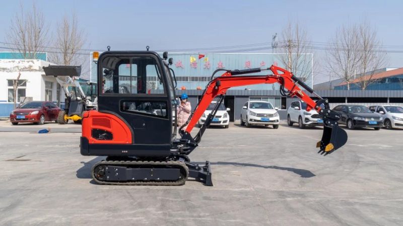 2022 Hot Sale! ! ! Euro V/EPA Kubota 1.8t 2t Mini Excavator with Boom Swing and Radio! ! !