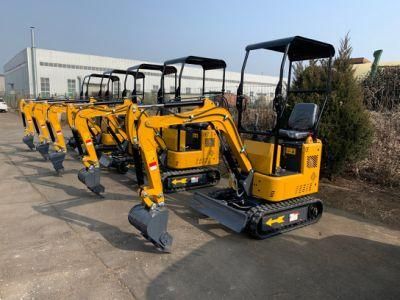 China Hot Selling 1 Ton Model New Design Mini Excavator with CE Euro5 Certificate