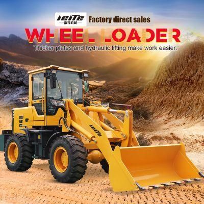 China Powerful 3t-6t Wheel Loader with Hydraulic Transmission