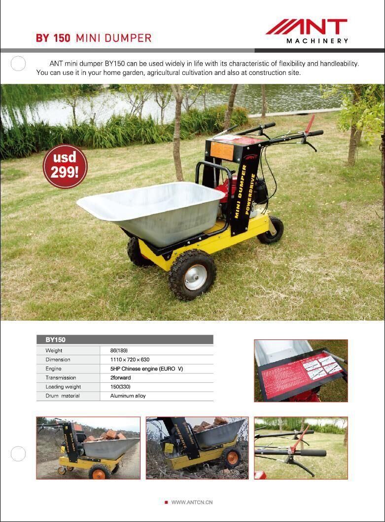 Wheel Dumper/Power Barrow (BY150) with Ce