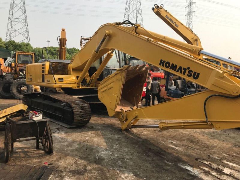 20 Ton Used Japan Made Excavator Komatsu PC200-6 PC200 Crawler Excavator