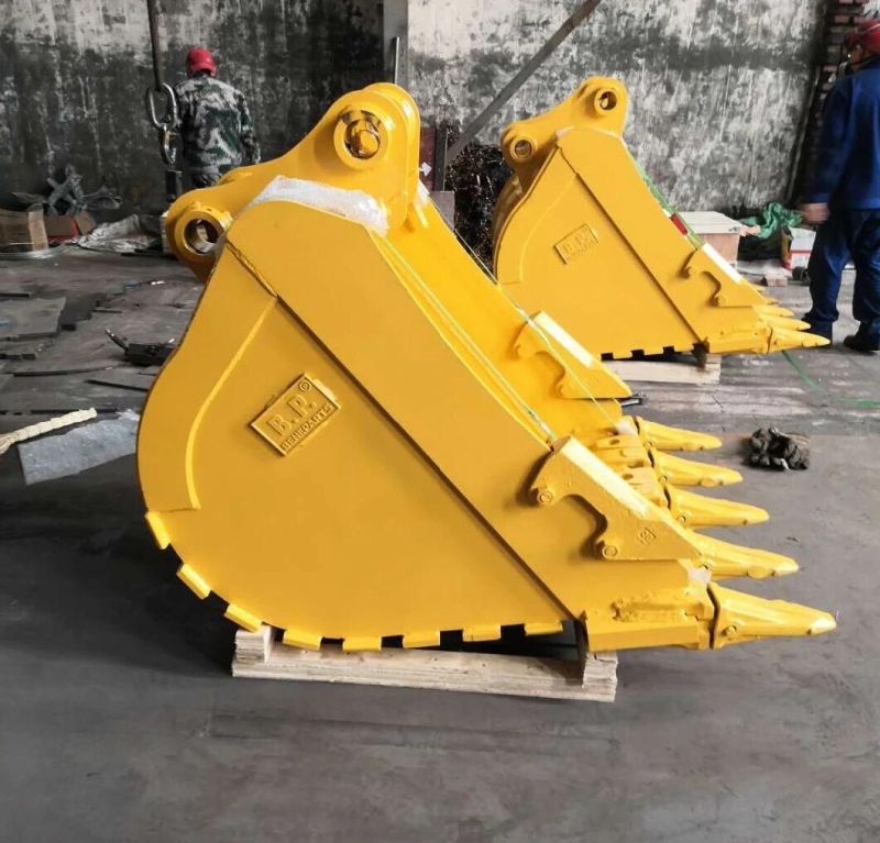 Excavator Attachment Awt300c54 PC300 54" 1.6 Stere Bucket Standard Rock Mine