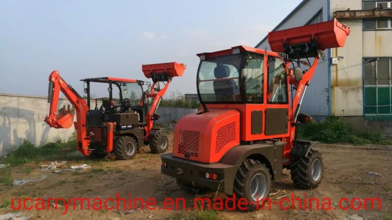 Brand New Farm Machine 1t Rated Mini Wheel Loader Small Loader