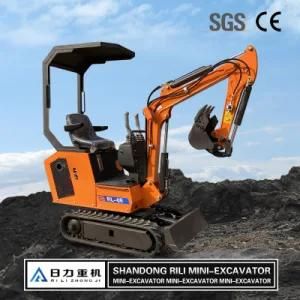Micro Excavator Mini Digger 1500kg Trench Digger Machine