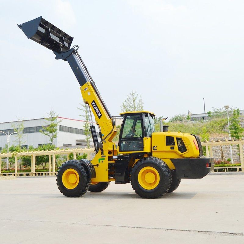 Telescopic Fishing Articulated Arm Wheel Loader