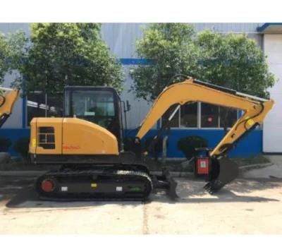 Hq60-9 (6t) Multifunction Backhoe Crawler Heavy Duty Backhoe Excavators for Sale