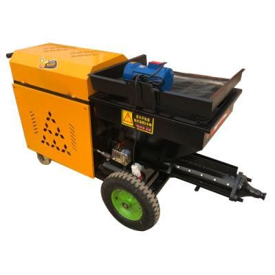 Motor Cement Sprayer Wall Plaster Mortar Paint Spraying Machine