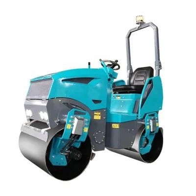 Factory Supply Mini Vibratory Road Roller Compactor for Road Construction Works
