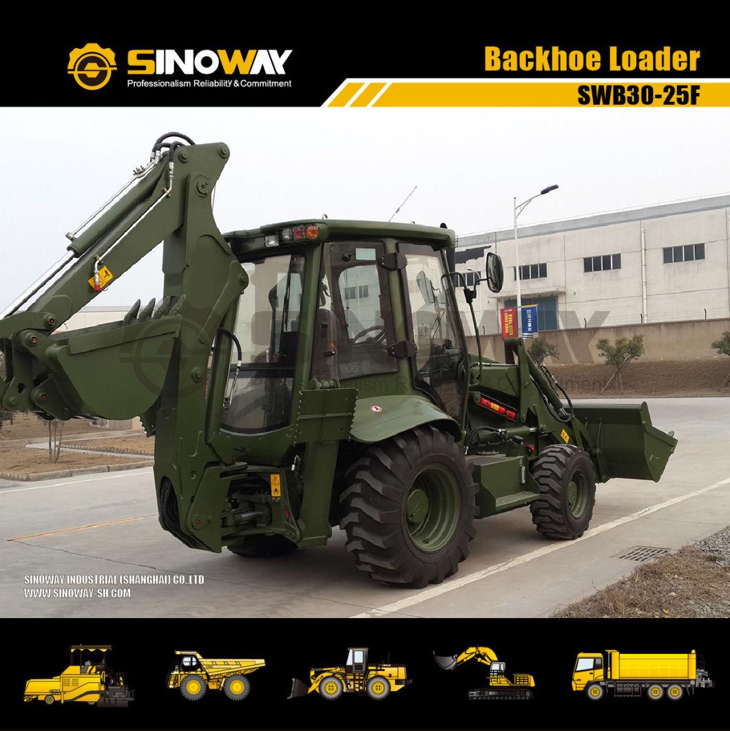 100HP Mini Loader 4X4 Backhoe Sinoway Front Loader Backhoe Price