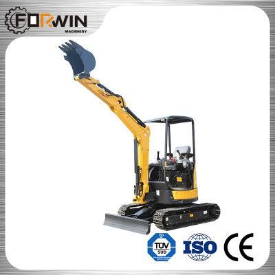 EPA Small Crawler Excavator Factory Outlet 2700kg Fw25u Canopy with Raker/Ripper/Gripper/Digger and Yanmar Engine