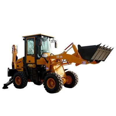 Earth Moving Machinery CE Approved Cheapest Backhoe Jdl 10-20 Mini Backhoe Backhoe Excavator for Sale