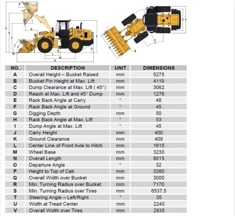 Popular 5000kg Capacity Wheel Loader LG855n on Sale