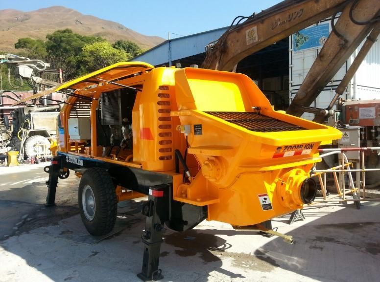 Zoomlion Trailer Concrete Pump 40/50/60/80/100/105/110m3/H Diesel/Electric