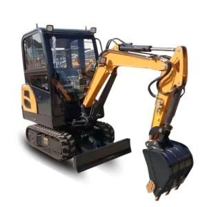 Factory Manufacture Kohler Engine Trailer Mini ATV Backhoe Excavator with CE Certificate