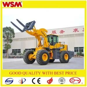 Multifunctional Small Wheel Loader Wsm951t18 Type Forklift 4X4 Drive