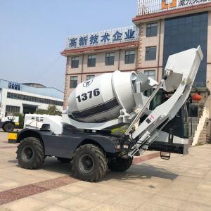 China Manufacturer Automatic Wheel Small Mini Mobile Self Loading Concrete Mixer Truck