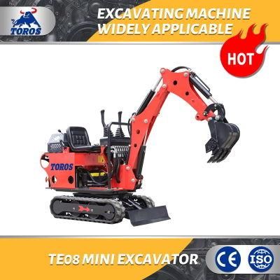 Factory Manufacture Yanmar Engine Trailer Mini ATV Backhoe Excavator with CE ISO Certificate