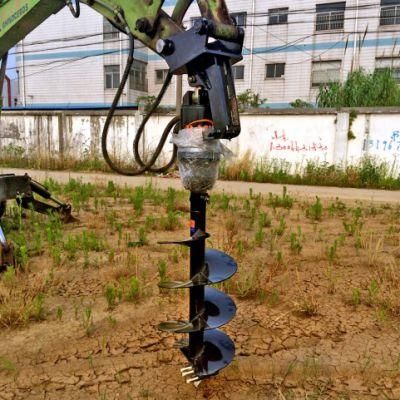 Earth Auger Hole Digger 6-8t Excavator Rea6000 Hydraulic Drill Machine